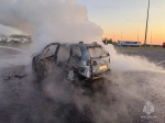 Под Муромом сгорел автомобиль